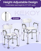 Shower Chair to Sit on in with Arm