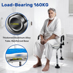 Shower Chair with Arms and Back Wide