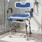 Shower Chair with Arms and Back Wide
