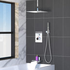 Shower Faucet Set with Hydro Power Temperature Display