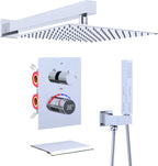 Shower Faucet Set with Hydro Power Temperature Display