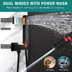 Shower Faucet Set with Hydro Power Temperature Display