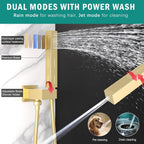 Shower Faucet Set with Hydro Power Temperature Display