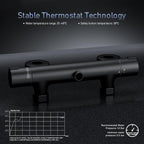 Shower Mixer with 70CM Adjustable Riser Rail Kit