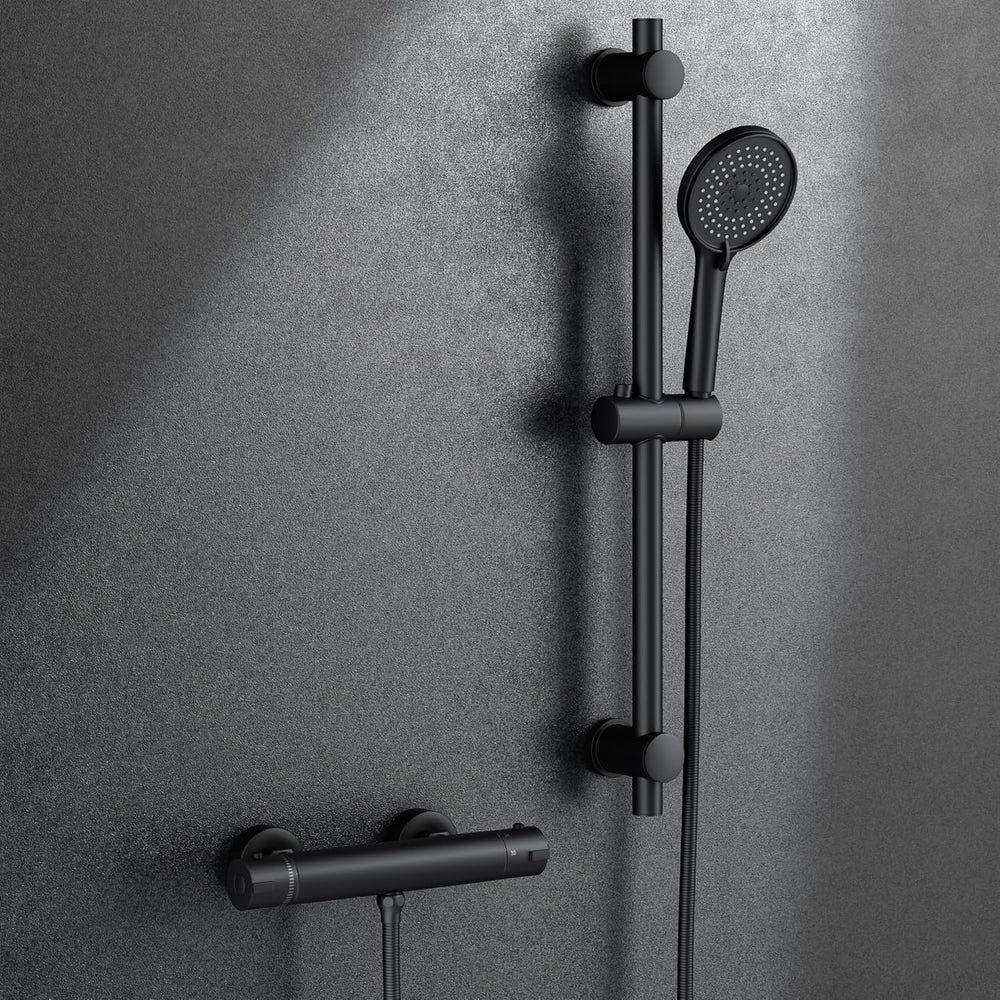 Shower Mixer with 70CM Adjustable Riser Rail Kit