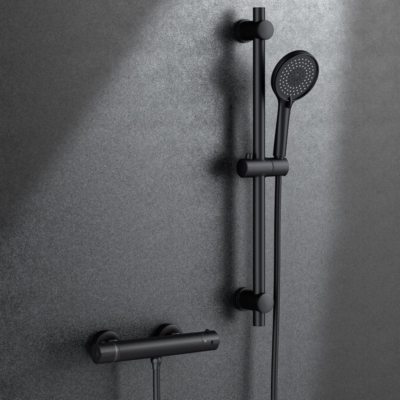 Shower Mixer with 70CM Adjustable Riser Rail Kit