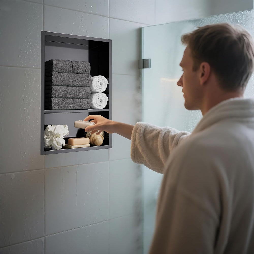 Shower Niche Stainless Steel Wall Insert Recessed