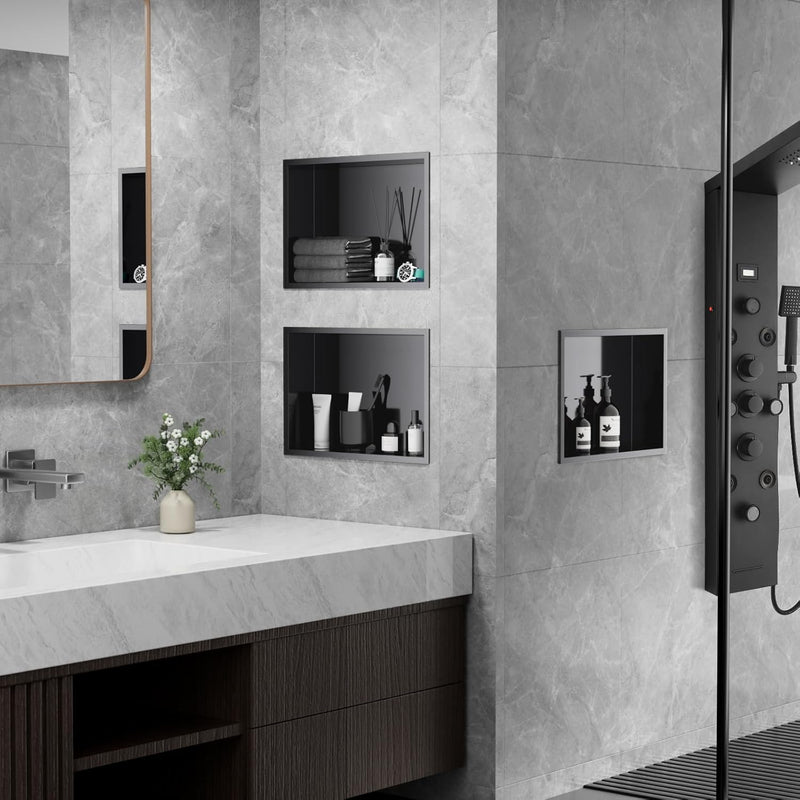 Shower Niche Stainless Steel Wall Insert Recessed