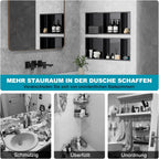 Shower Niche Stainless Steel Wall Insert Recessed