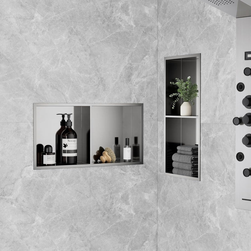 Shower Niche Stainless Steel Wall Insert Recessed