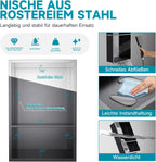Shower Niche Stainless Steel Wall Insert Recessed