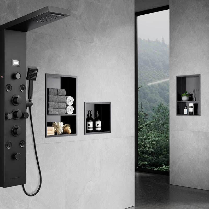 Shower Niche Stainless Steel Wall Insert Recessed