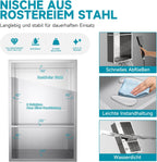 Shower Niche Stainless Steel Wall Insert Recessed