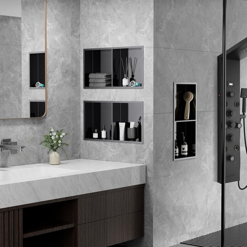 Shower Niche Stainless Steel Wall Insert Recessed