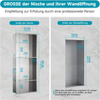 Shower Niche Stainless Steel Wall Insert Recessed