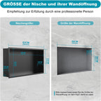 Shower Niche Stainless Steel Wall Insert Recessed