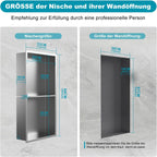 Shower Niche Stainless Steel Wall Insert Recessed