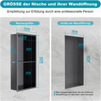 Shower Niche Stainless Steel Wall Insert Recessed