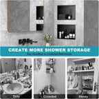 Shower Niche Stainless Steel Wall Insert Recessed
