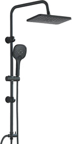 Shower Riser Kit with 29cmx19CM Rainfall Head 5