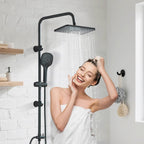 Shower Riser Kit with 29cmx19CM Rainfall Head 5