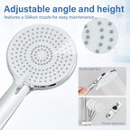 Shower Riser Rail Kit 10" Round Rainfall Head