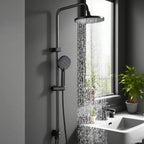 Shower Riser Rail Kit 10" Round Rainfall Head