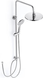 Shower Riser Rail Kit Rainfall for Bathroom Chrome