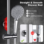 Shower Riser Rail Kit Stainless Steel 9” 23