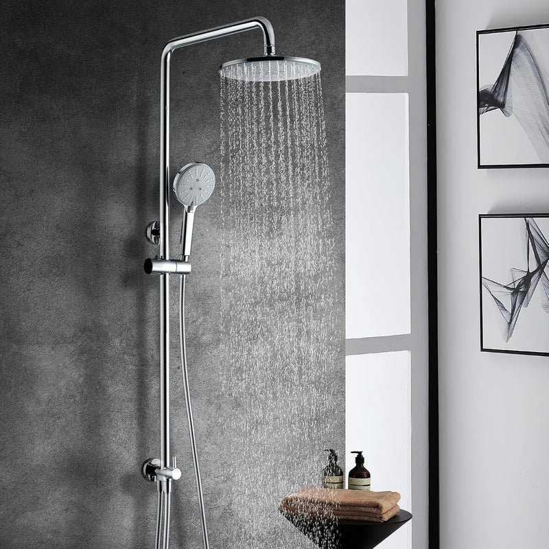 Shower Riser Rail Kit Stainless Steel 9” 23