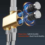 Shower Riser Rail Kit with 10" Rainfall Head