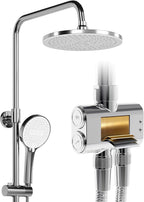 Shower Riser Rail Kit with 10" Rainfall Head