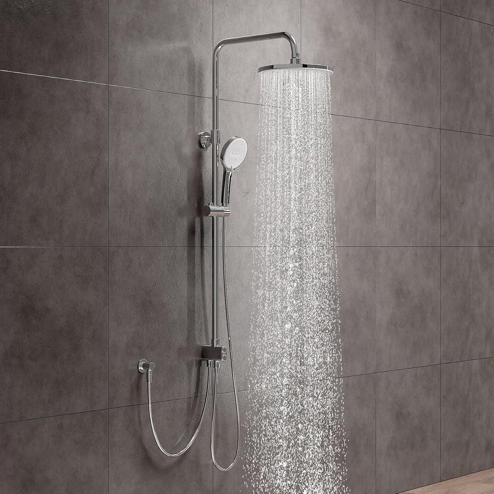 Shower Riser Rail Kit with 10" Rainfall Head