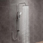 Shower Riser Rail Kit with 10" Rainfall Head