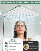 Shower Riser Rail Kit with 25 X Cm