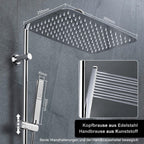 Shower Riser Rail with Height Adjustable 304 Sus