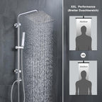 Shower Riser Rail with Height Adjustable 304 Sus