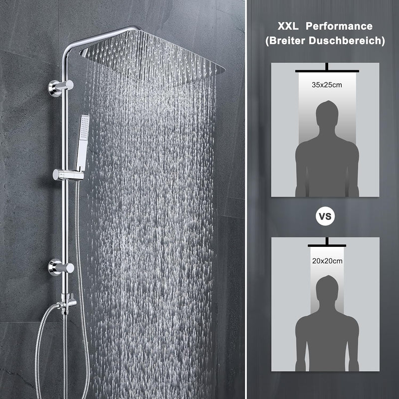 Shower Riser Rail with Height Adjustable 304 Sus
