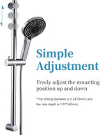 Shower Slide Bar with 6 Modes Head Set