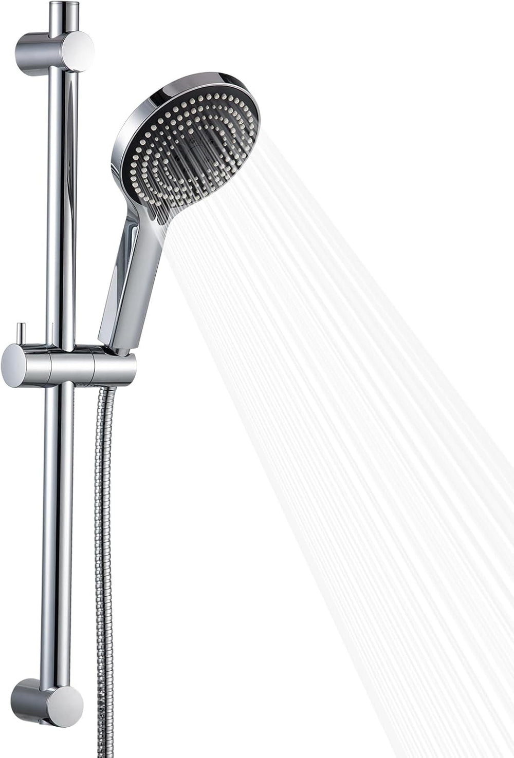 Shower Slide Bar with 6 Modes Head Set