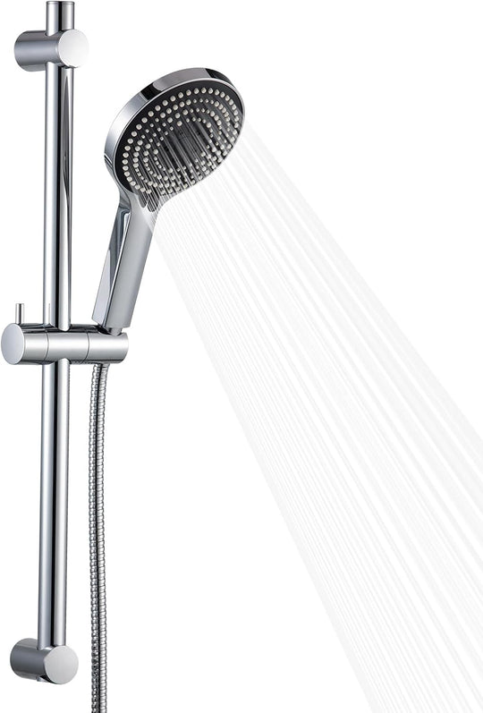 Shower Slide Bar with 6 Modes Head Set