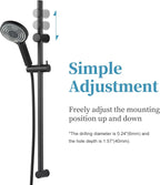 Shower Slide Bar with 6 Modes Head Set