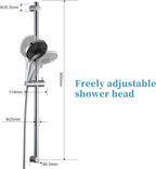 Shower Slide Bar with 6 Modes Head Set