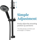 Shower Slide Bar with 6 Modes Head Set
