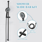 Shower Slide Bar with 6 Modes Head Set
