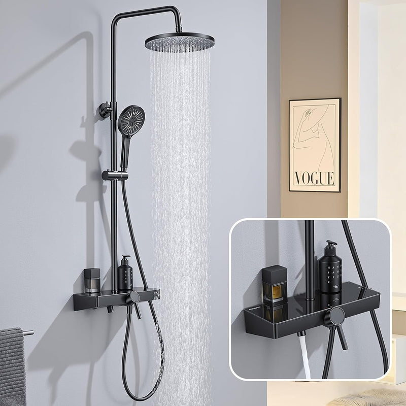 Shower System No-Thermostatic with 26CM Round Rain Head