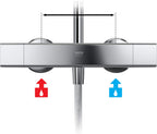 Showers Honesty Mixer Shower Ev Square Bar Valve