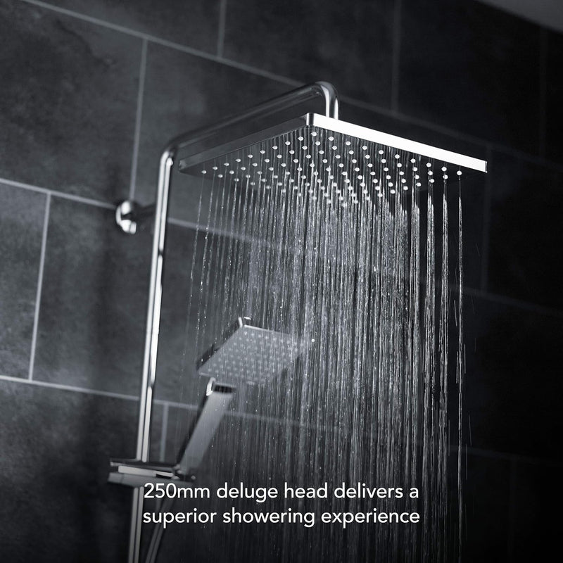 Showers Honesty Mixer Shower Ev Square Bar Valve