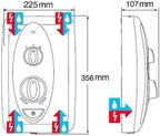 Showers Jump Electric Shower 10.8KW Chrome 1..012