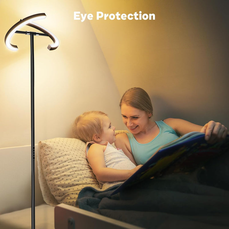 Floor Lamp Colour Changing Standing Modern Stepless Dimmable